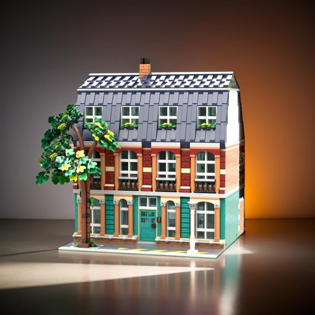 Art Craft Ideas For School - 3332 pezzi MOC Edifici Modulari Modello