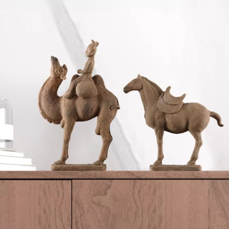 Art Craft Ideas For School - Figurina in ceramica della dinastia Tang