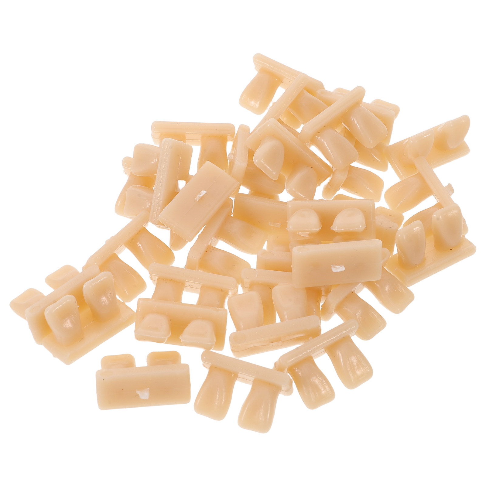 Art Craft Resin - 50 Pezzi di Mini Denti in