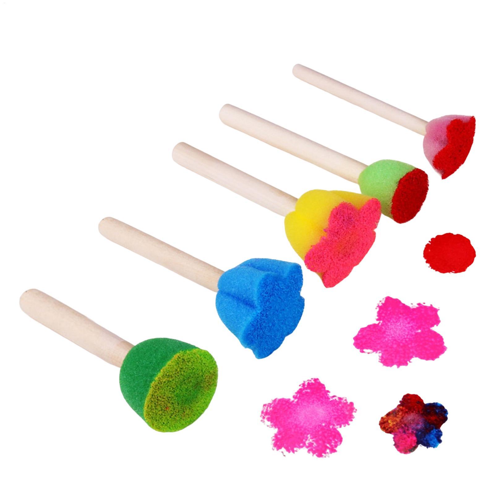 Art Craft Preschool - 5 spugne per pittura riutilizzabili per