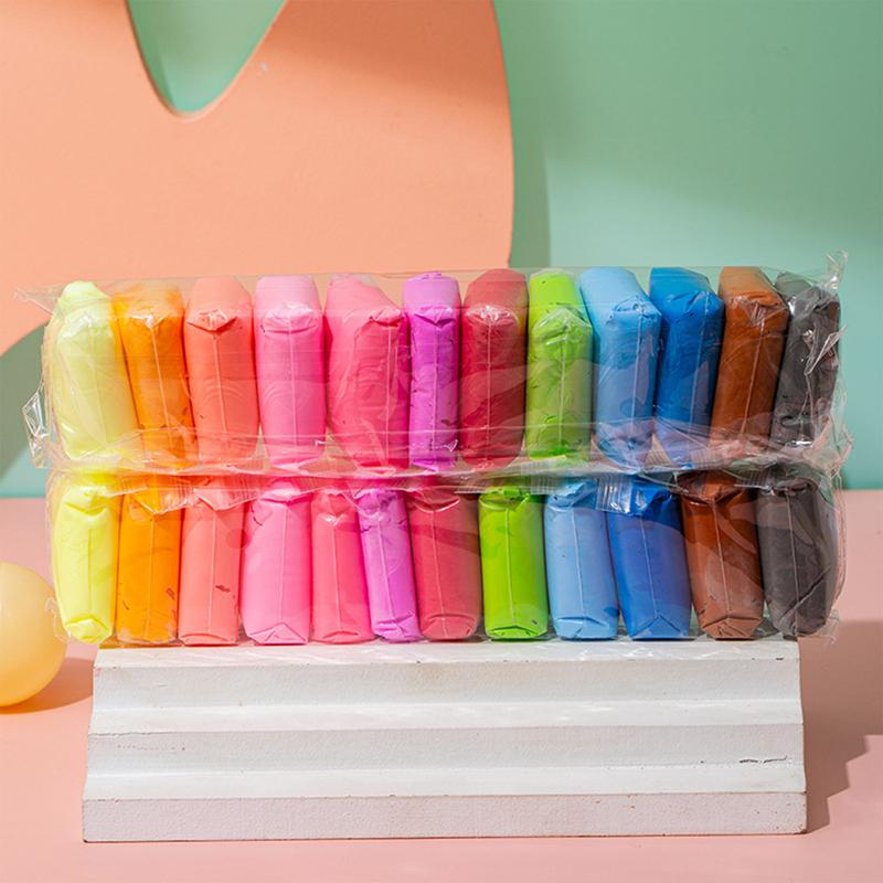 Air Dry Clay - Argilla colorata per modellare, argilla ad
