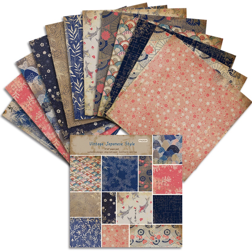 Art Craft Background - 24 fogli di tamponi di carta