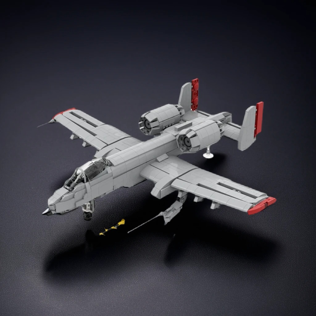 Art Craft Christmas Ideas - 2468 pezzi MOC A-10 Warthog Model