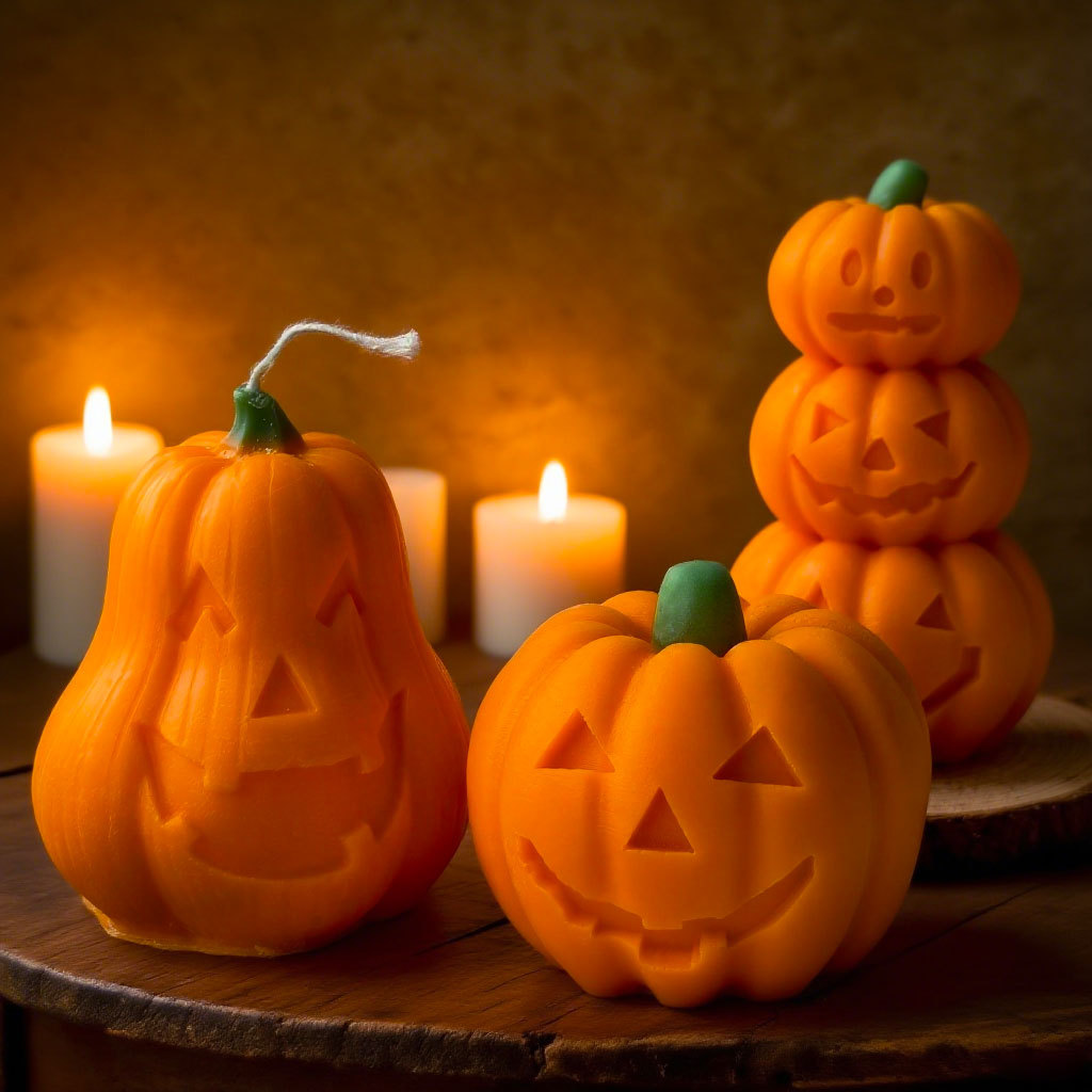 Soy Candle Fragrance Oil - Stampo per candele in silicone zucca
