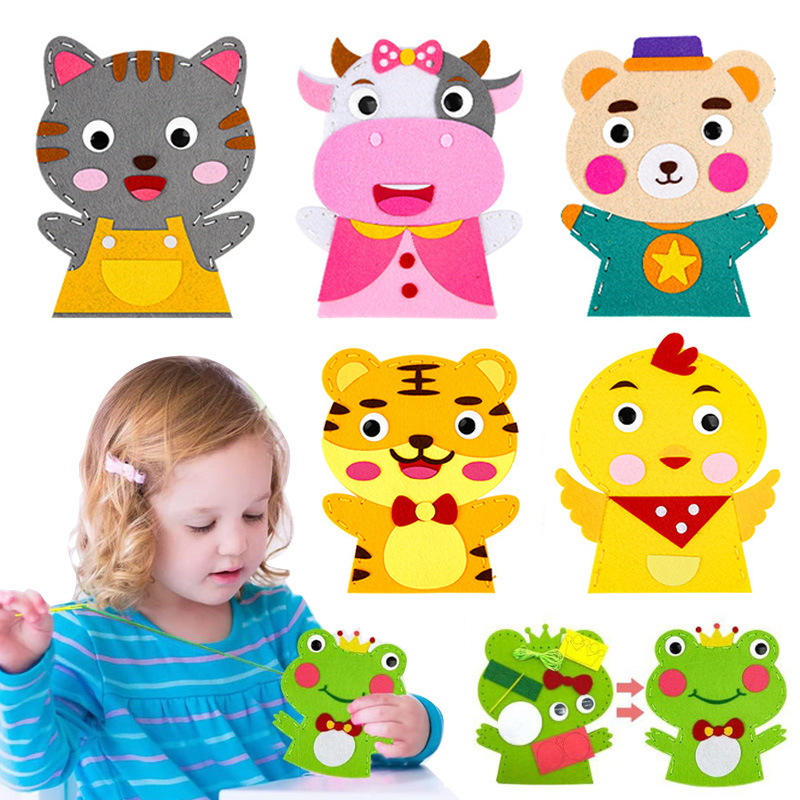 Art Craft 3 Year Old - Simpatico cartone animato animale burattino a