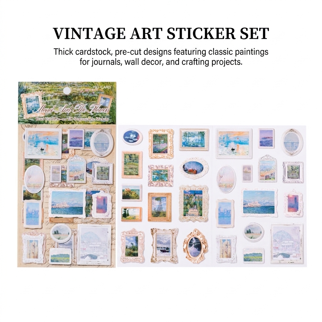 Art Craft 3 Year Old - Set di Adesivi per Amanti dell'Arte,