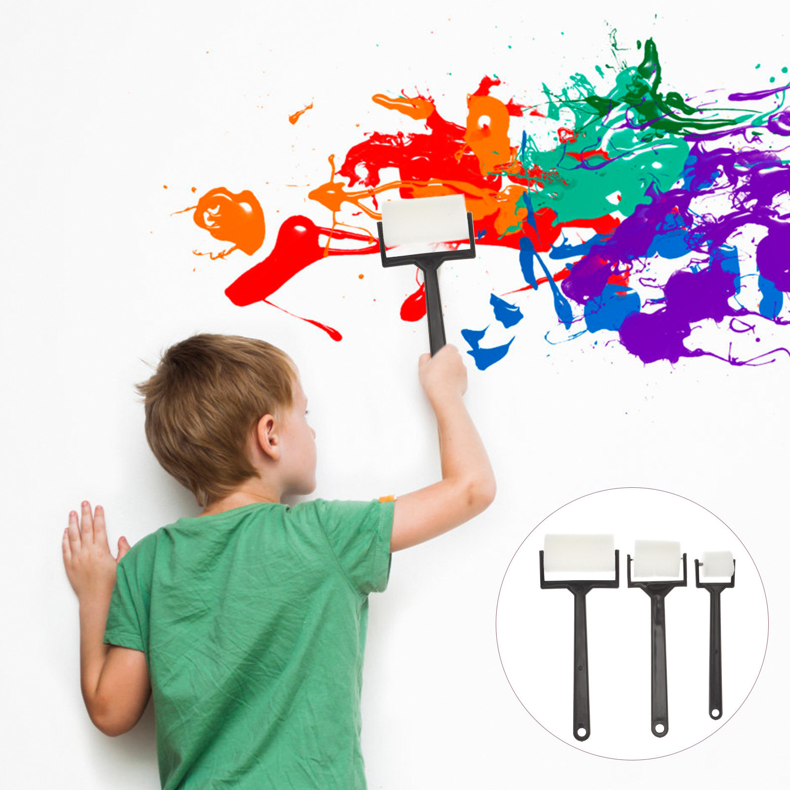 Art Craft Preschool - Set di 15 Pennelli in Spugna