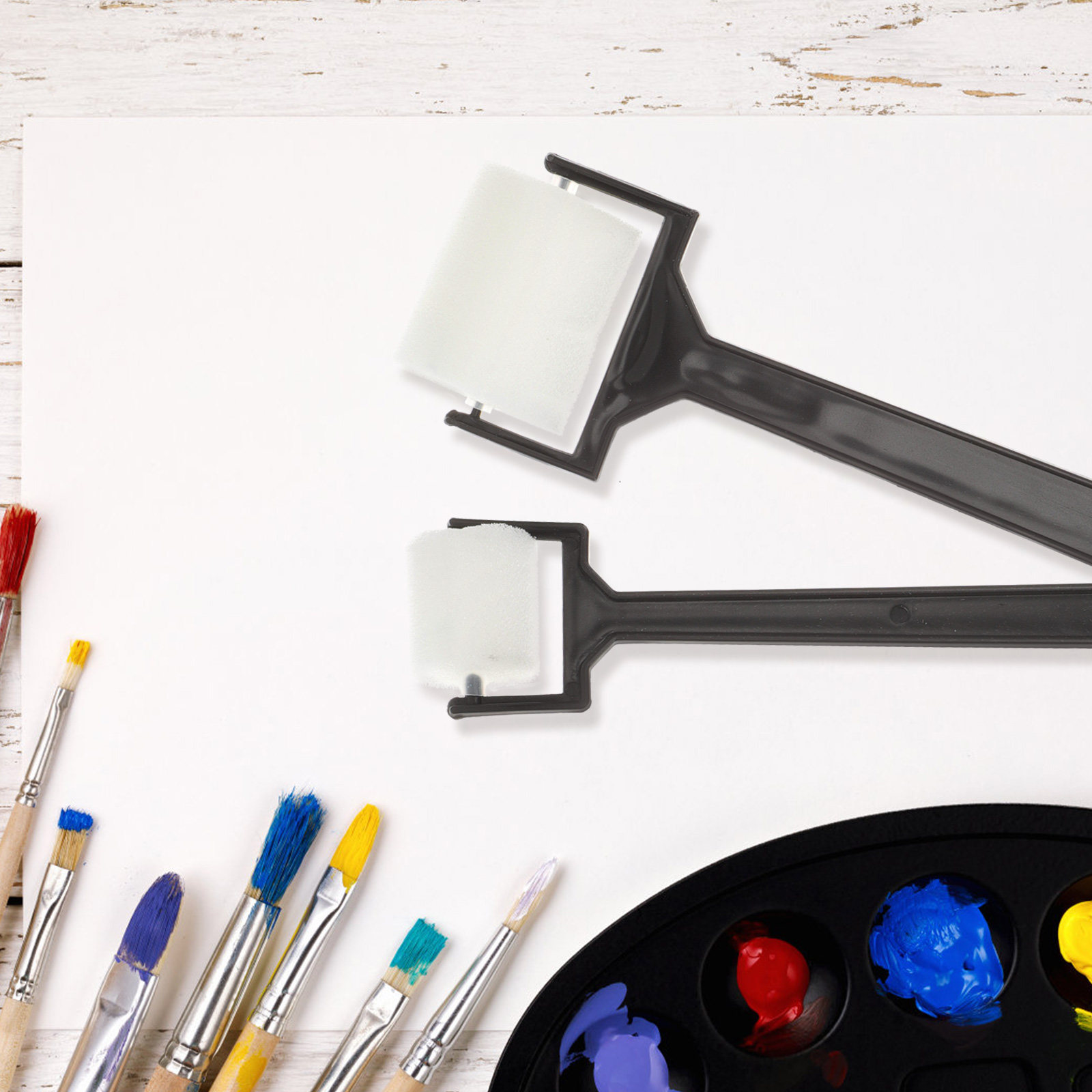 Art Craft Preschool - Set di 15 Pennelli in Spugna
