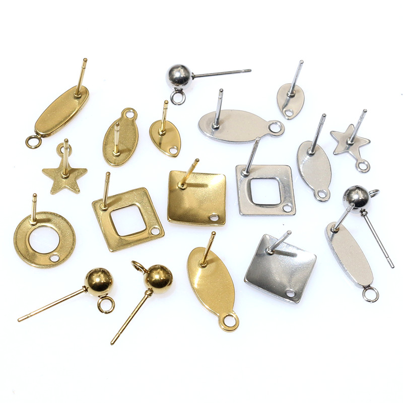 Art Craft Ideas - 20pcs orecchini a bottone artigianali in