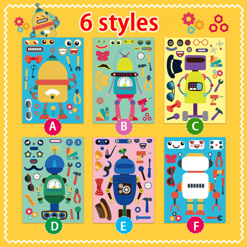 Assemblare adesivi robot per b - Art Craft Toddler recensione e prezzo