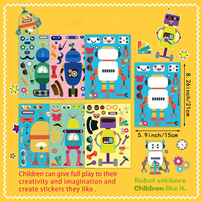 Assemblare adesivi robot per b - Art Craft Toddler recensione e prezzo
