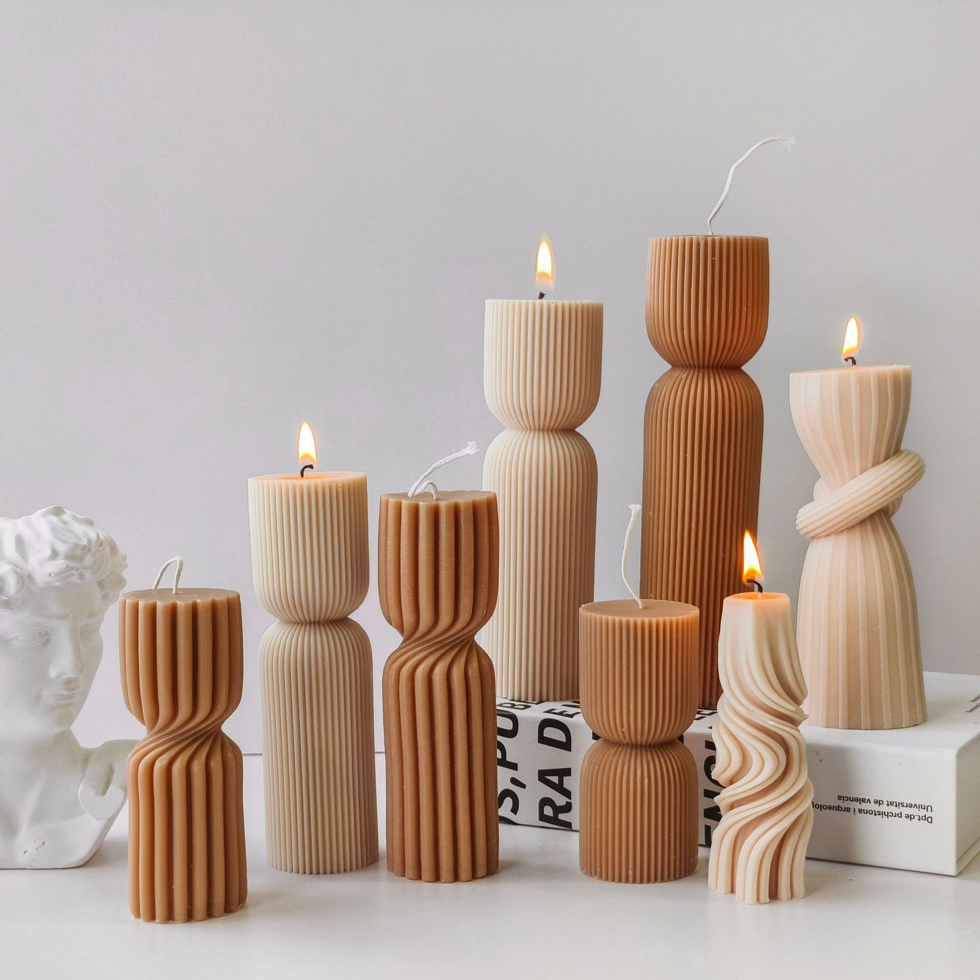 Cilindro a strisce Aroma Cande - Soy Candle Fragrance Oil recensione e prezzo