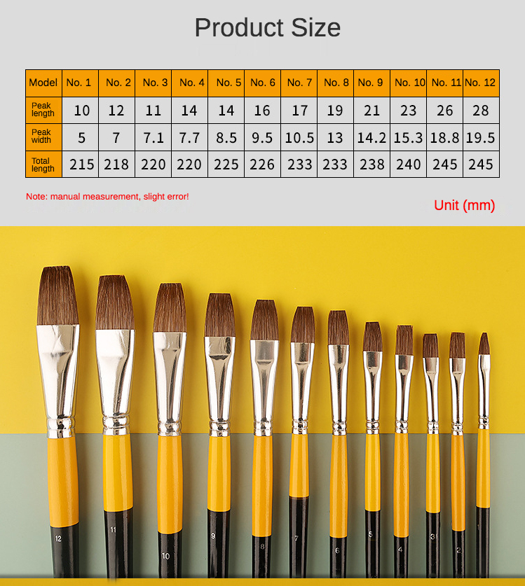 6 pz/set donnola capelli Piatt - Art Craft 3 Year Old recensione e prezzo