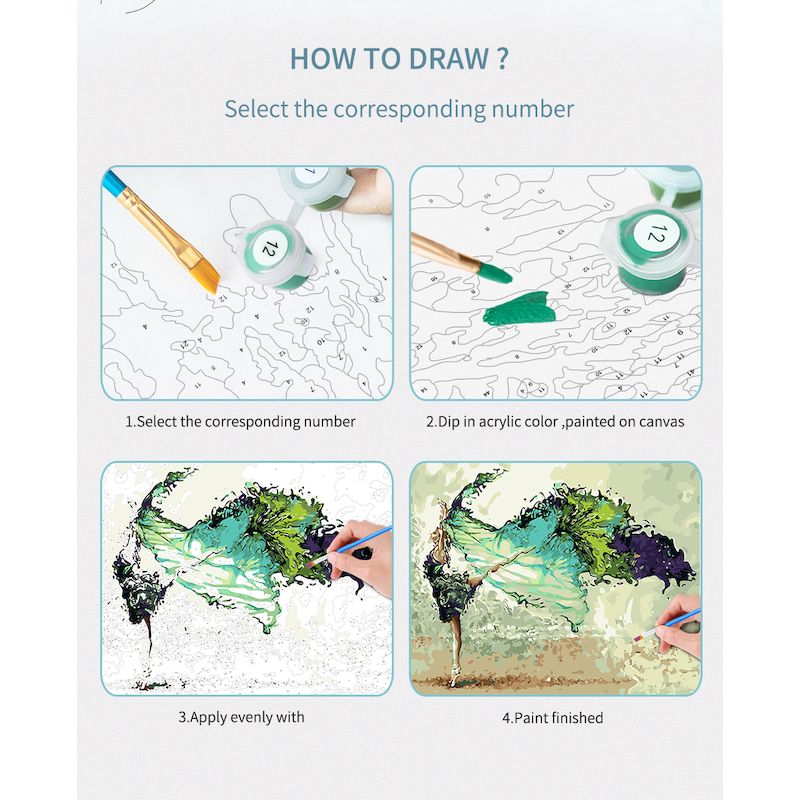 GATYZTORY pittura con i numeri - Art Craft Picture recensione e prezzo