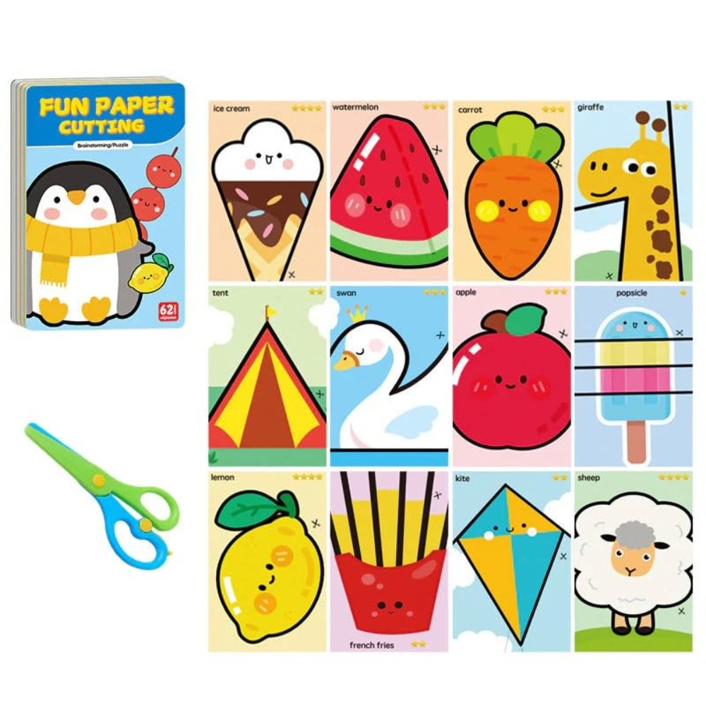 Kit di Ritagli di Carta Sicuri - Art Craft Preschool recensione e prezzo