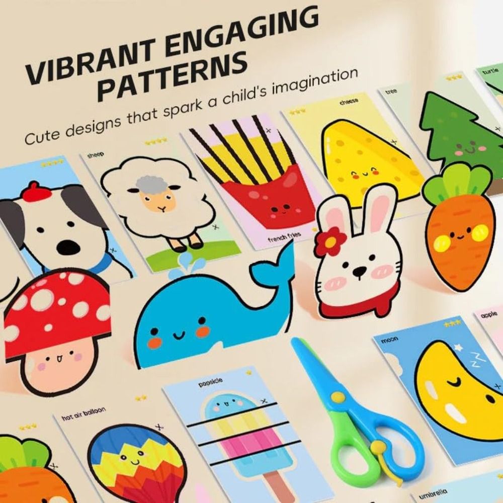 Kit di Ritagli di Carta Sicuri - Art Craft Preschool recensione e prezzo