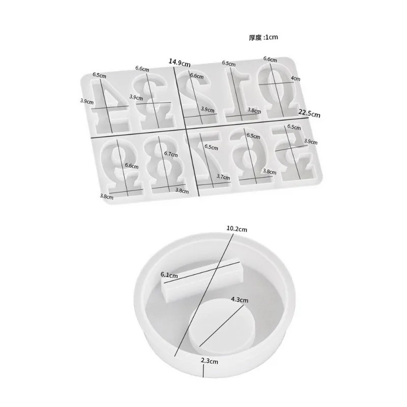 Set di 2 Stampi in Silicone pe - Art Craft Resin recensione e prezzo
