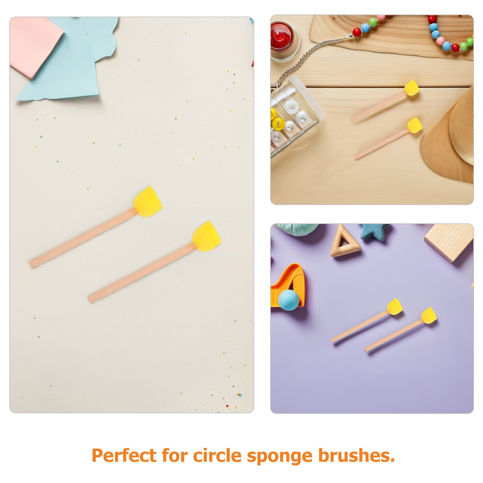 80 pennelli rotondi in spugna  - Art Craft Preschool recensione e prezzo