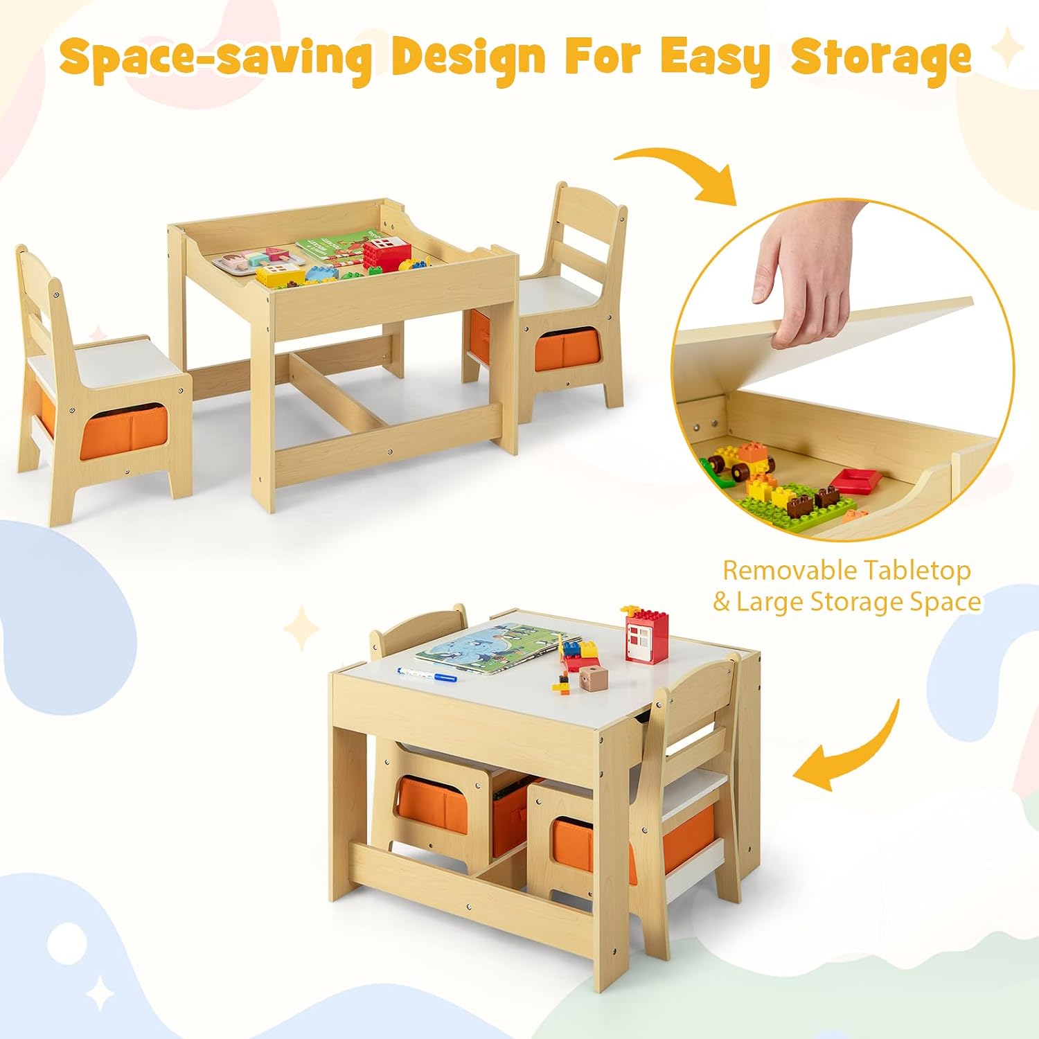 Set Tavolo e Sedie per Bambini - Art Craft Toddler recensione e prezzo