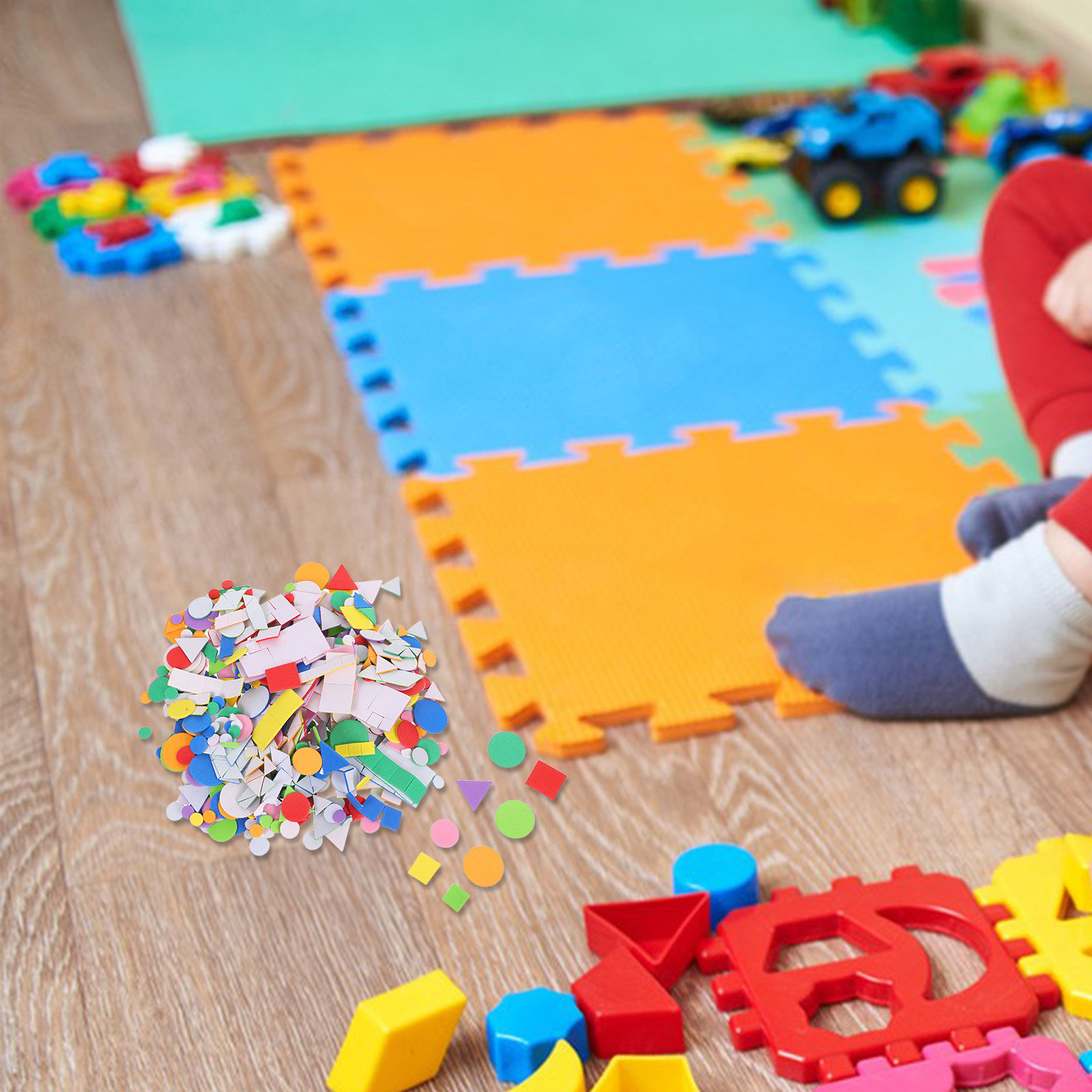 960 Pezzi Adesivi in Schiuma A - Art Craft Preschool recensione e prezzo