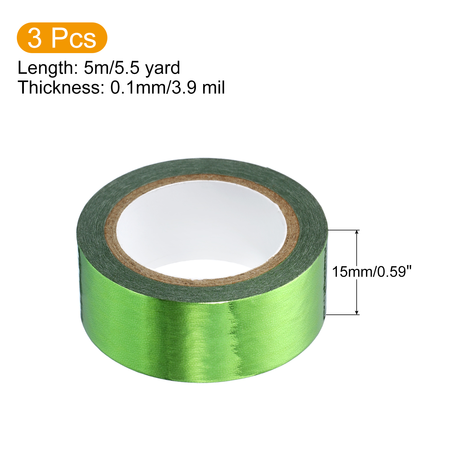 3 Rotoli 15mmx5m Metallic Wash - Art Craft Stationery recensione e prezzo