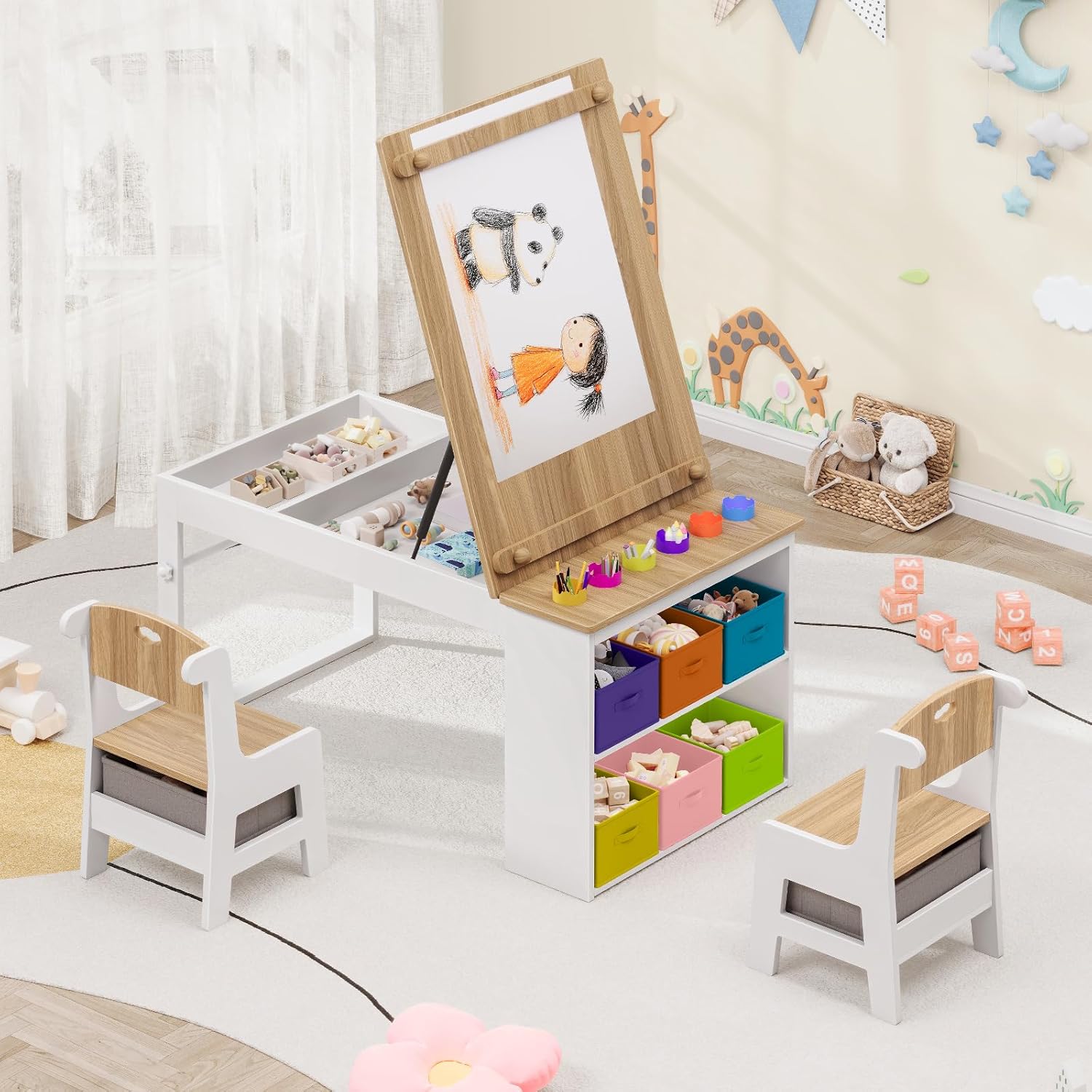 Tavolo e Sedie per Bambini, Se - Art Craft Toddler recensione e prezzo