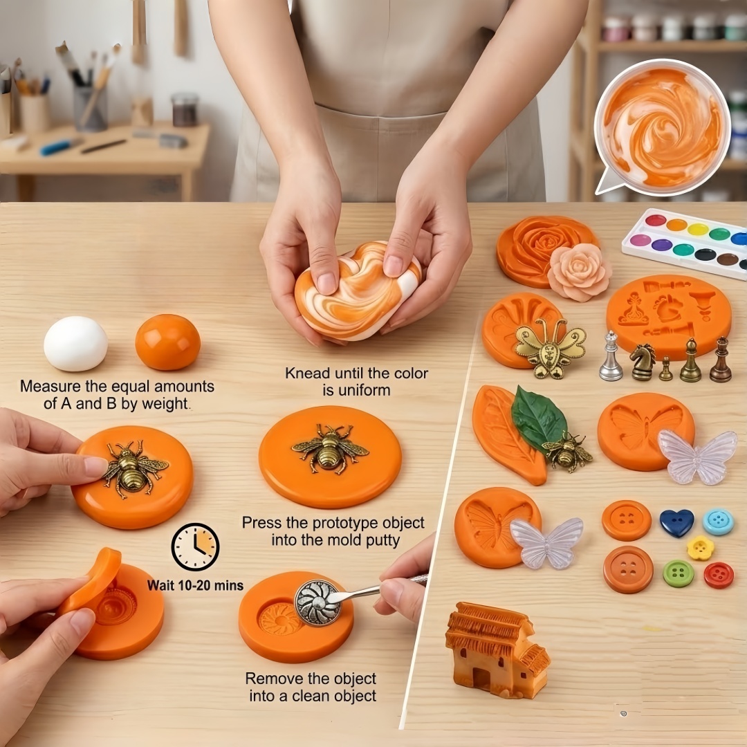 Set di stucco siliconico per a - Art Craft Resin recensione e prezzo