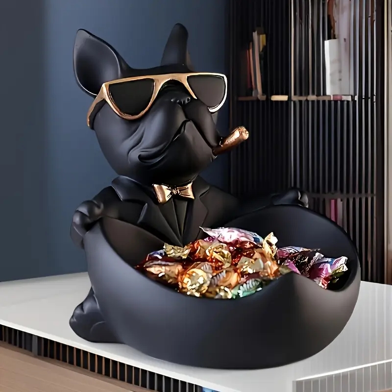 Statua di Cane Bulldog con Sca - Art And Craft Sunglasses recensione e prezzo