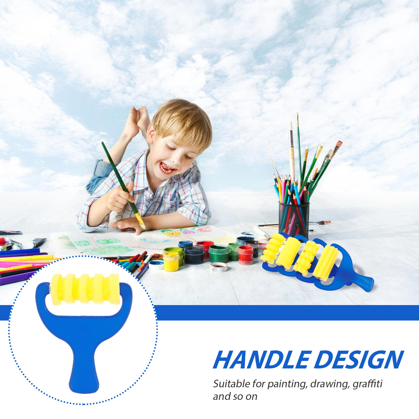 Set di 8 Rulli in Spugna per P - Art Craft Preschool recensione e prezzo