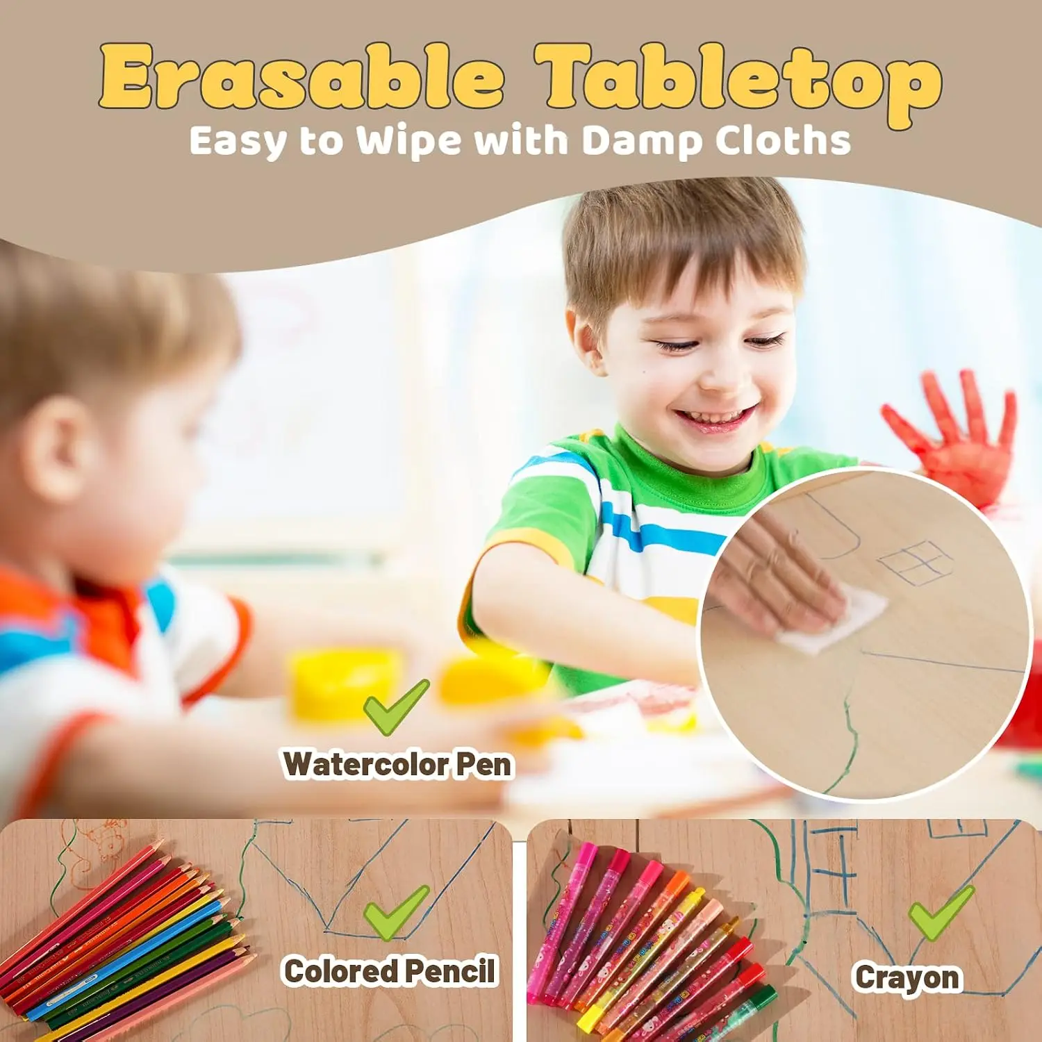 Set Tavolo e 4 Sedie per Bambi - Art Craft Toddler recensione e prezzo