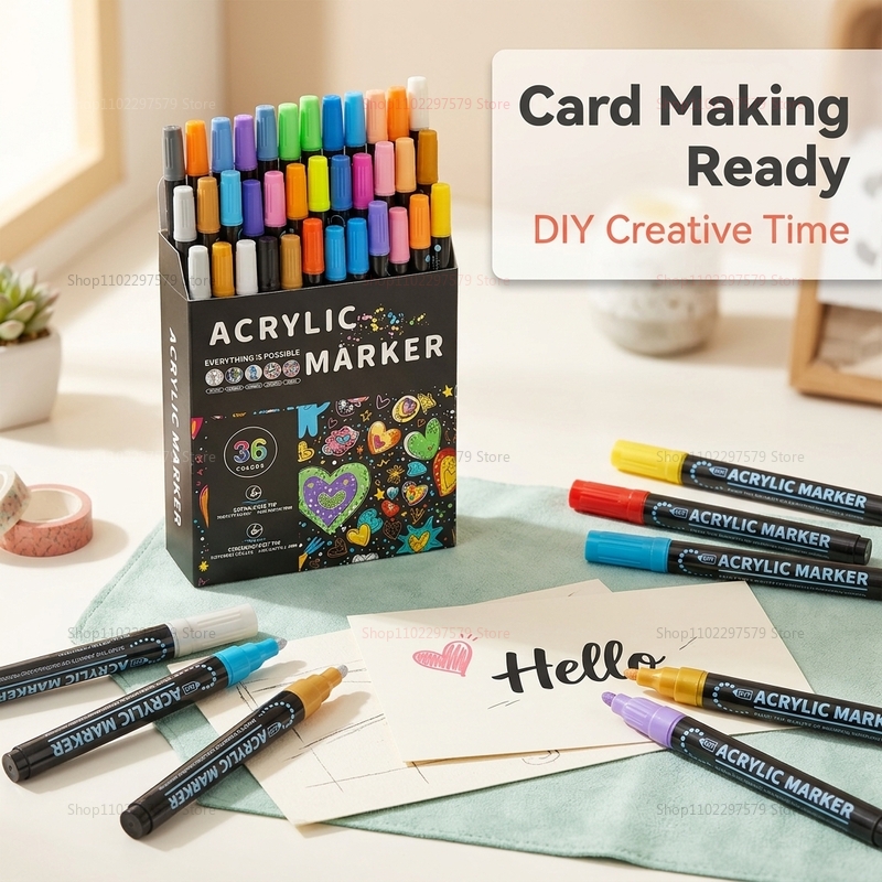 Set di pennarelli acrilici a d - Art Craft Stationery recensione e prezzo