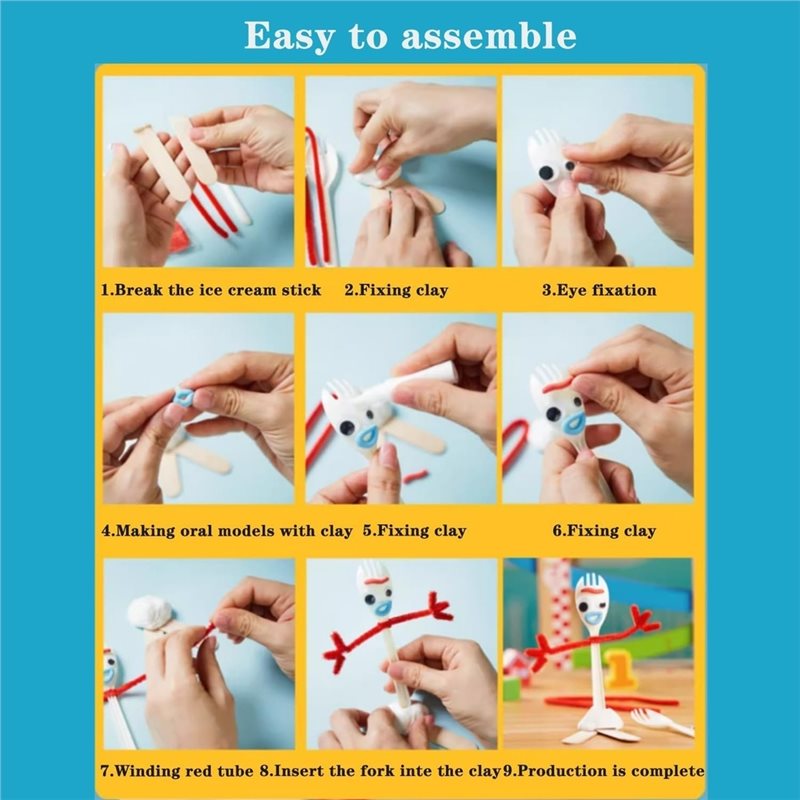 Set di forchette fai da te, fo - Air Dry Clay recensione e prezzo
